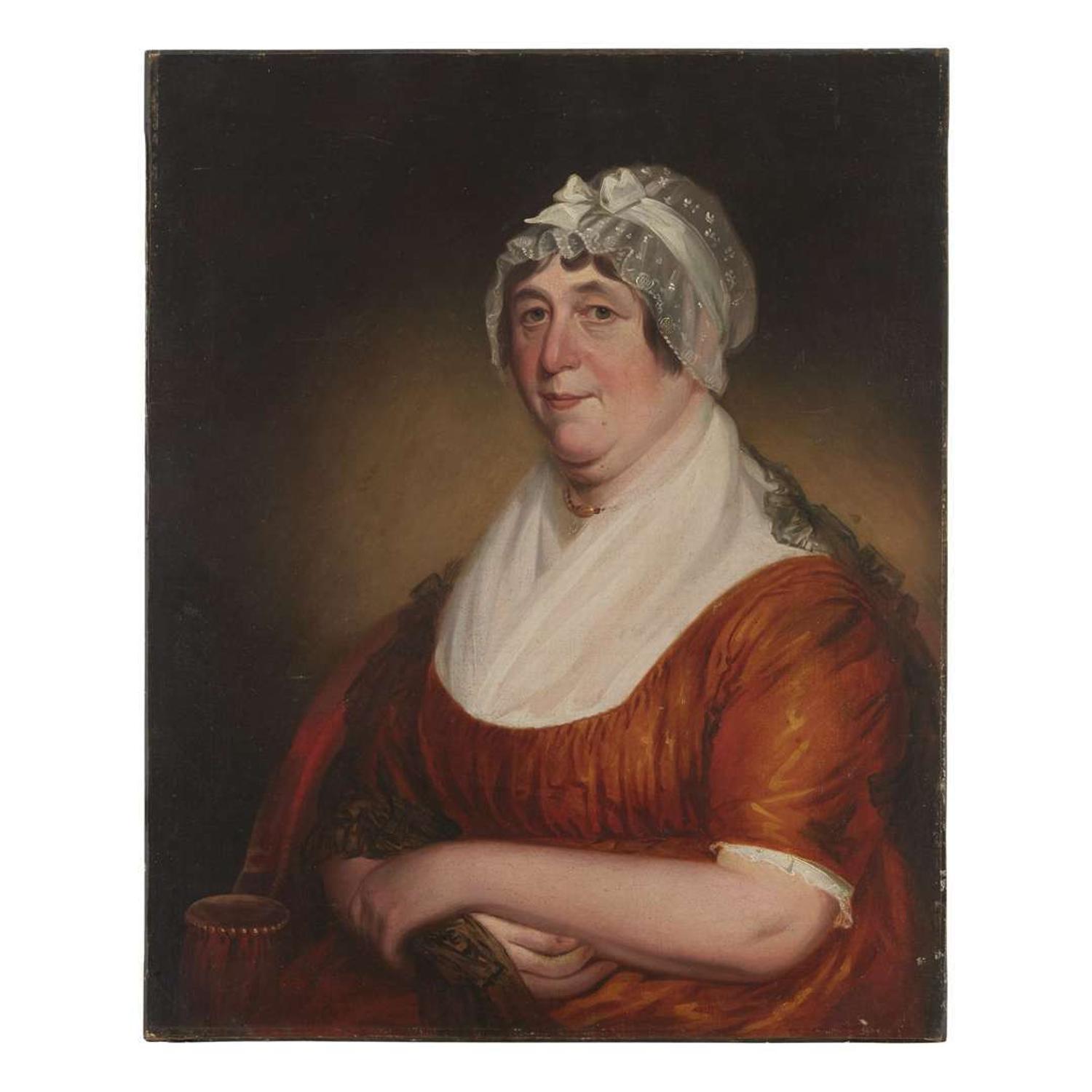 Jacob Eichholtz (1776-1842) Portrait of Elizabeth Kintzing, Mrs. Elisha Kane, circa 1810