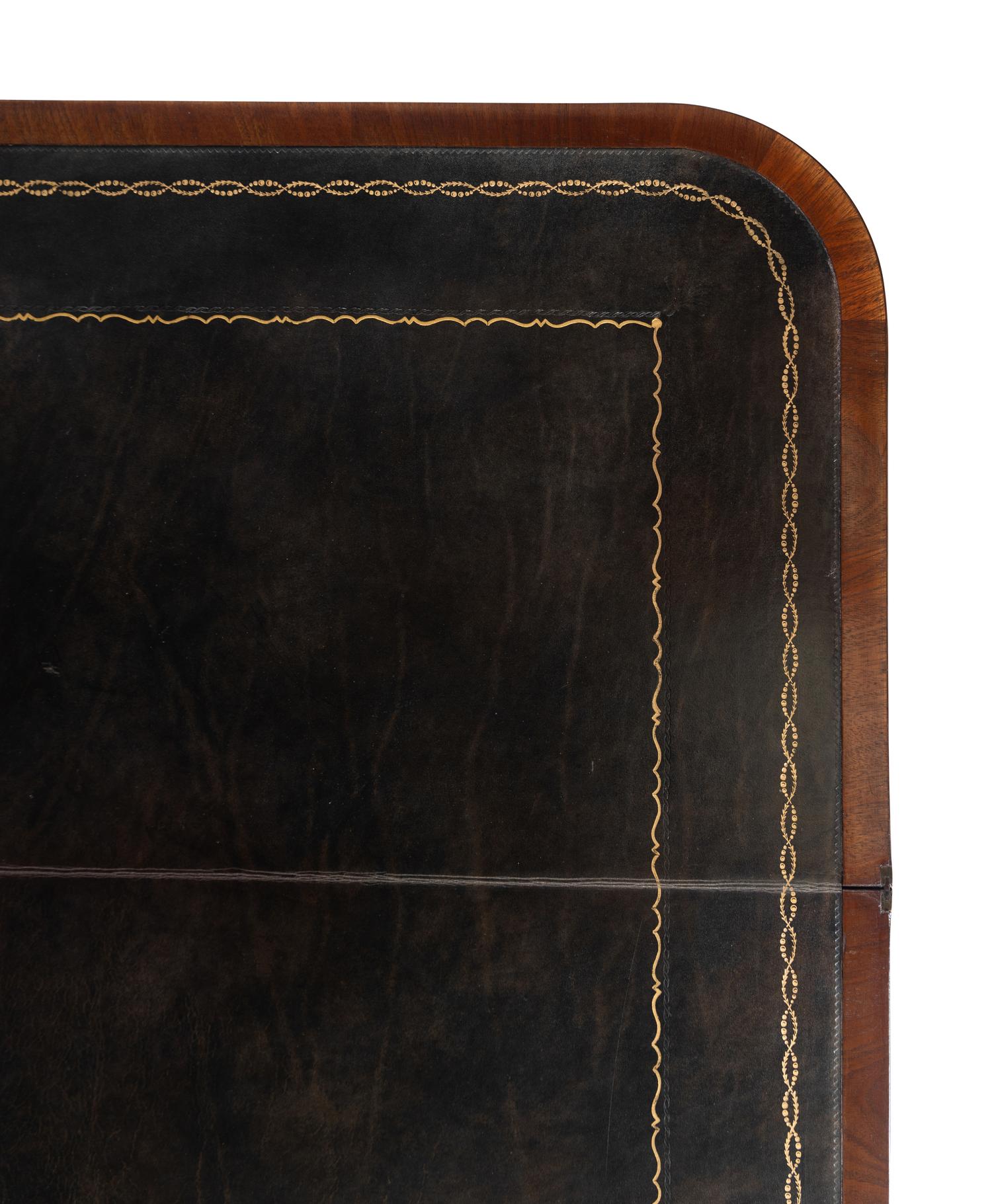 A Regency Mahogany Flip-Top Game Table