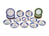 Three Sets of Porcelain Dinner Plates