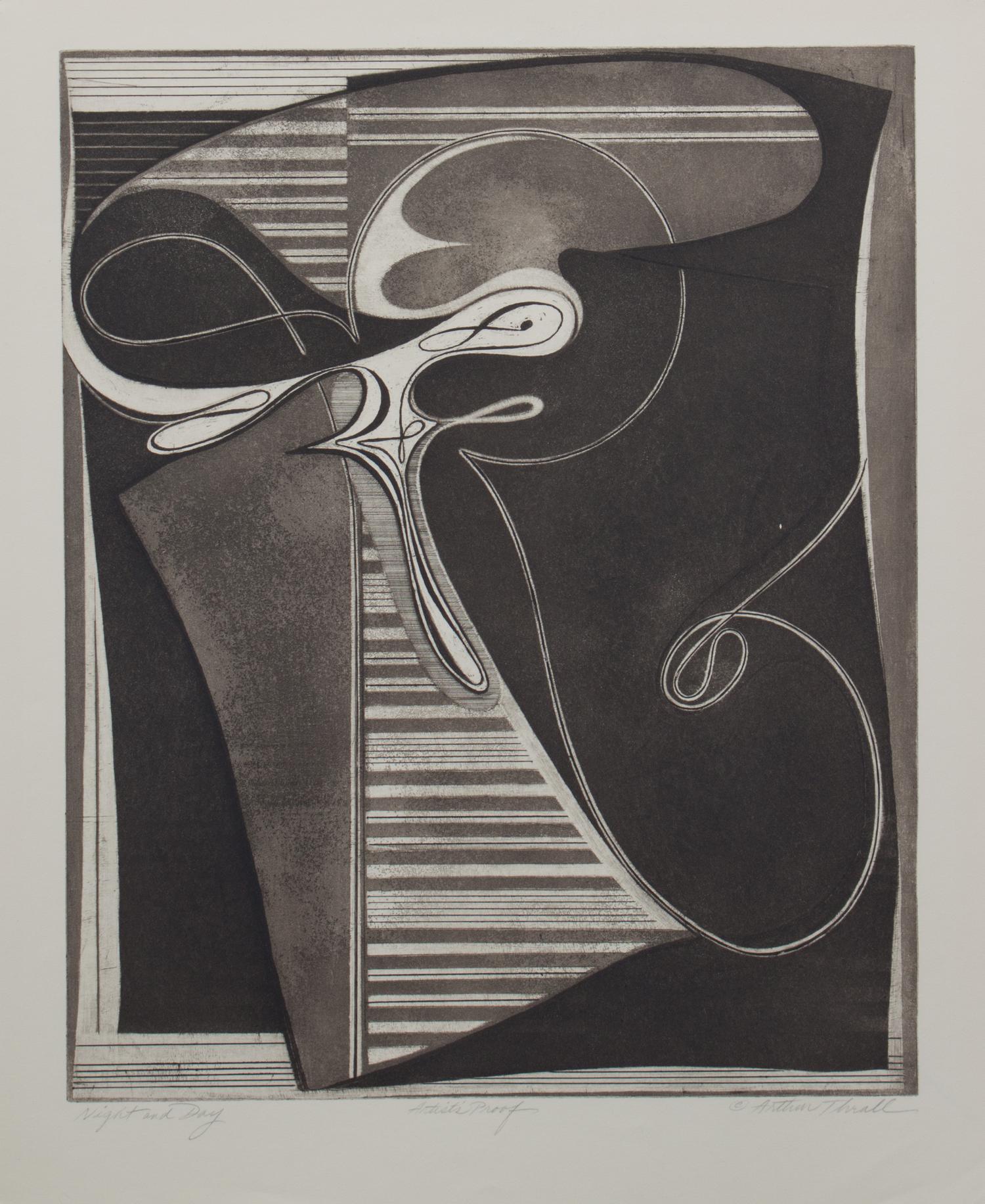 Arthur Thrall, (Wisconsin, 1926-2015), Night and Day