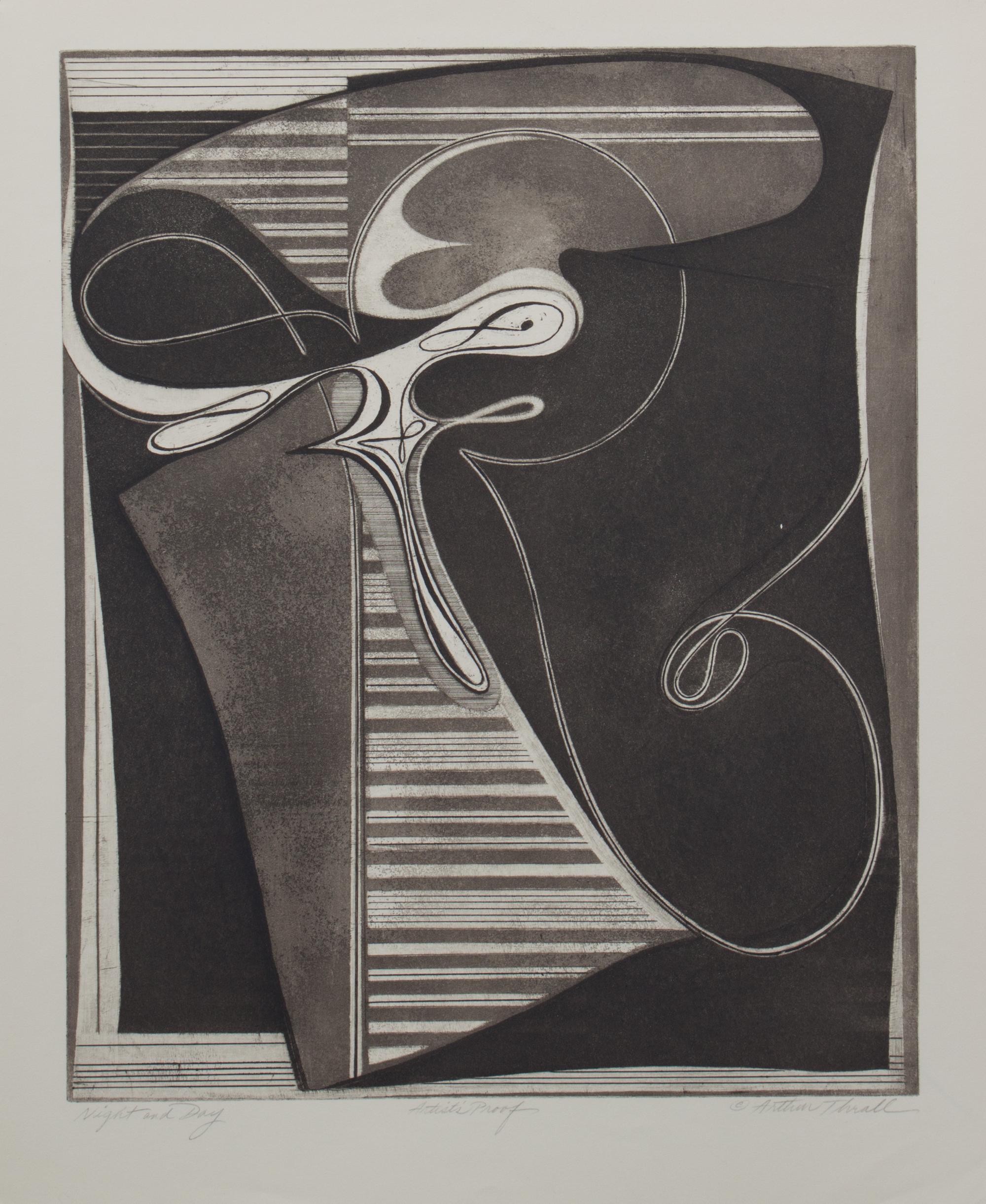Arthur Thrall, (Wisconsin, 1926-2015), Night and Day
