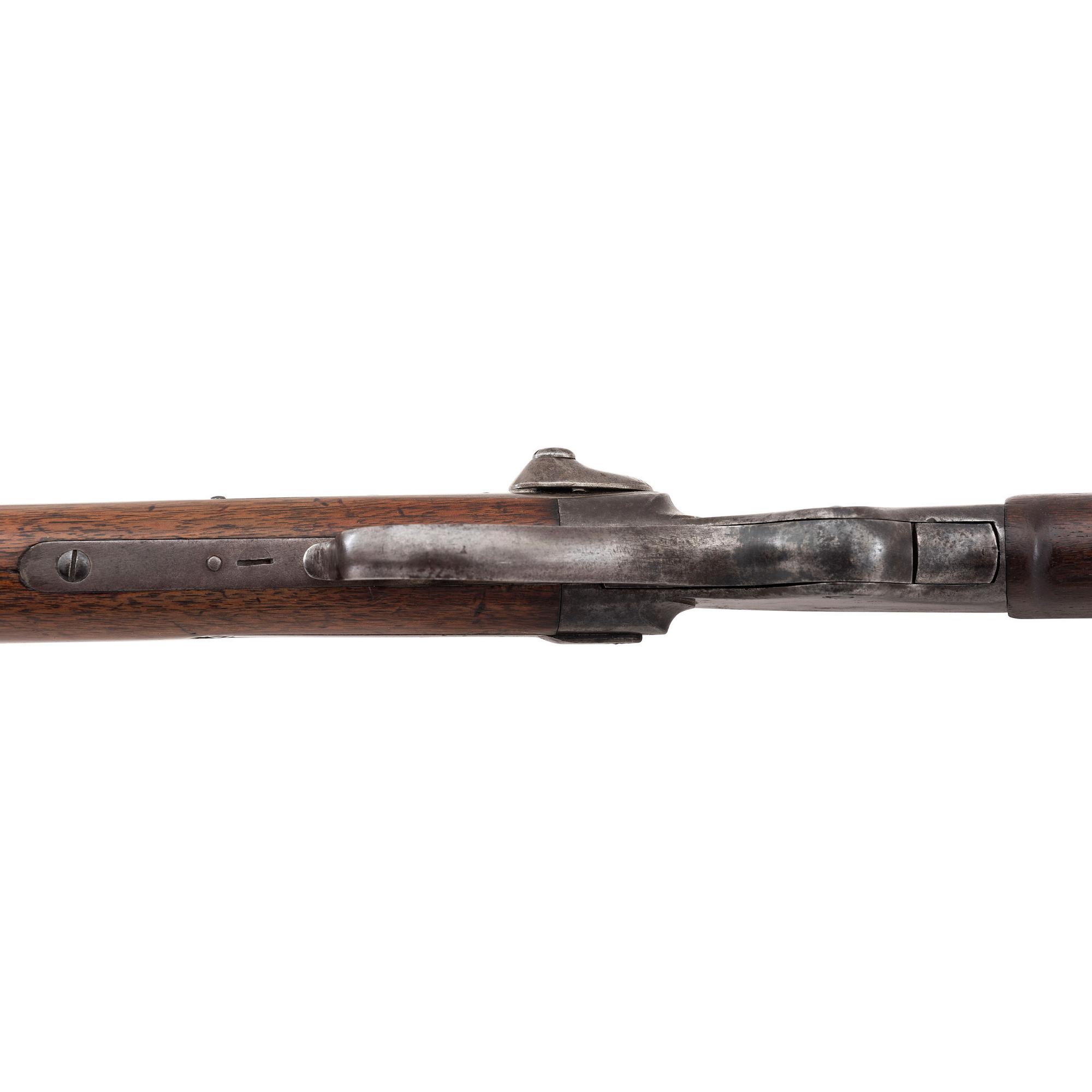 Heavy Barreled Plains Rifle Built on a Model 1860 Spencer Carbine Action by William H. Soper