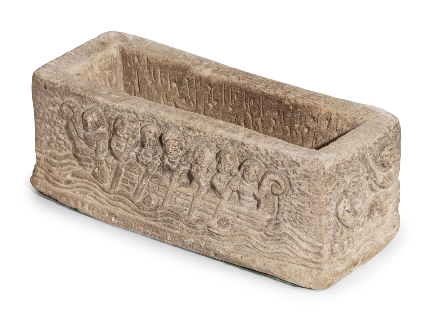 A Byzantine Stone Altar or Reliquary