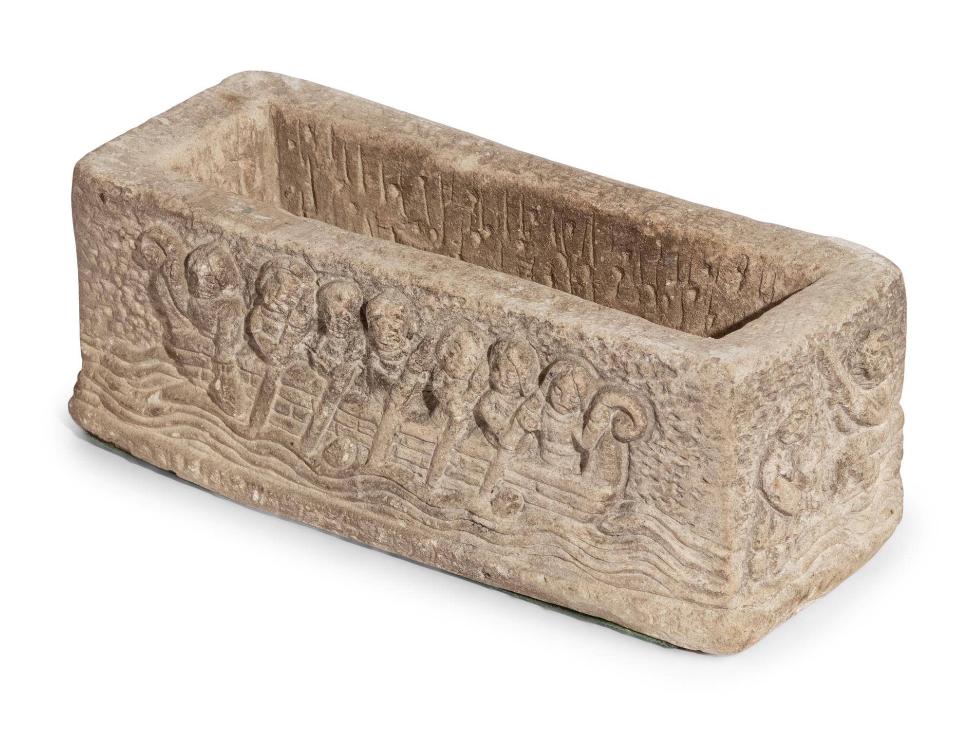 A Byzantine Stone Altar or Reliquary