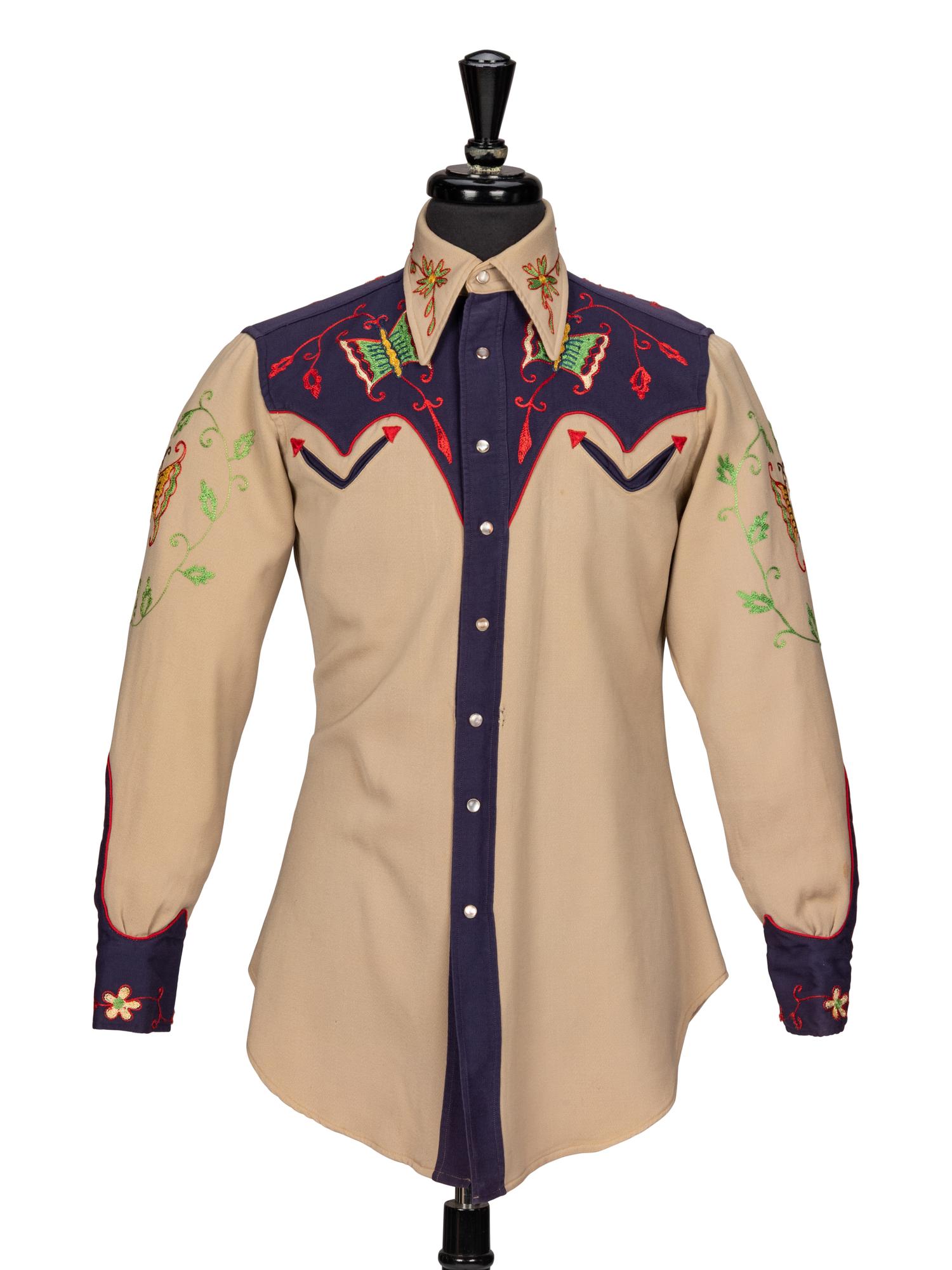 Buck Bernie, Embroidered Western Shirt