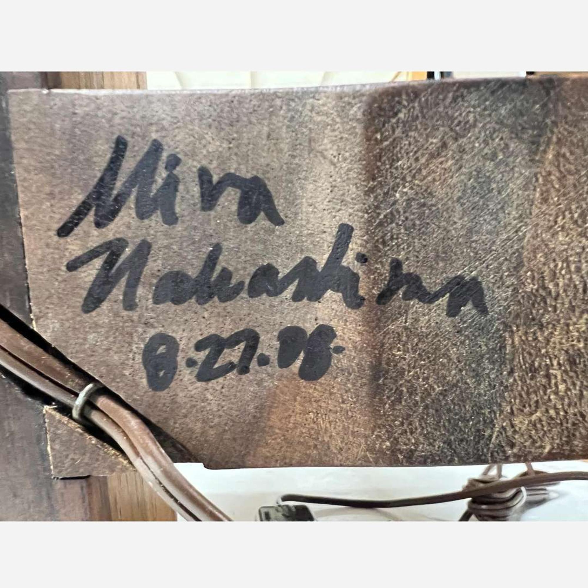 Mira Nakashima (American, b. 1942) "Asa-No-Ha" Table Lamp, George Nakashima Woodworker, New Hope, Pennsylvania, 2008