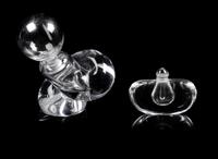 A Pair of Glass Perfume Bottles Height of tallest 4 inches. — 20TH CENTURY