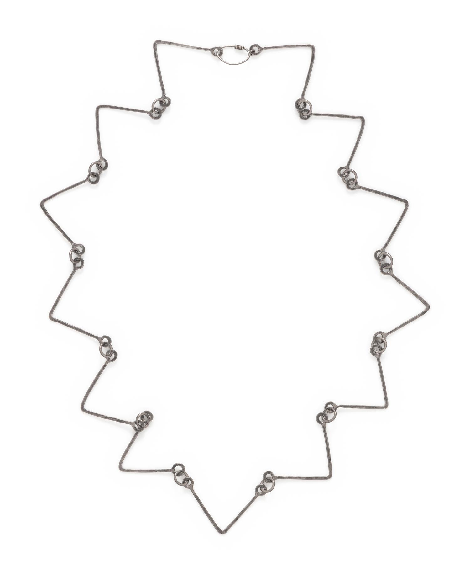 CLAIRE FALKENSTEIN, SILVER MODERNIST NECKLACE