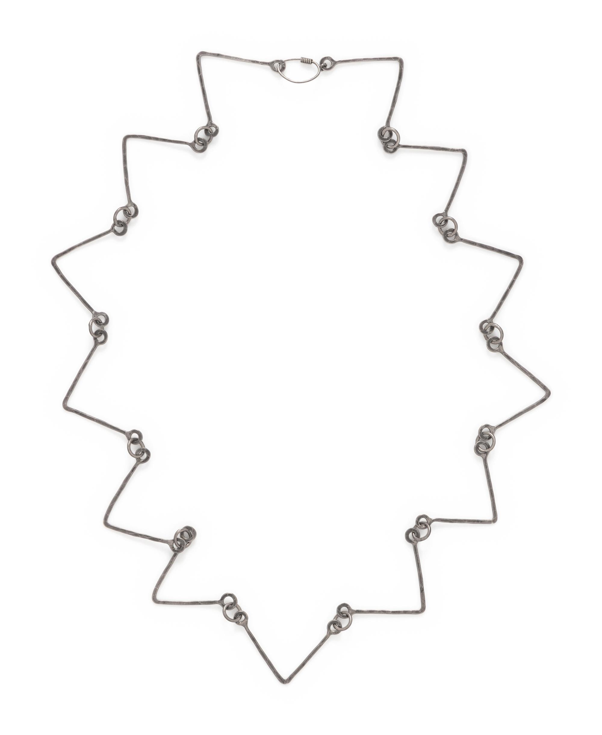 CLAIRE FALKENSTEIN, SILVER MODERNIST NECKLACE