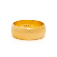 HIGH KARAT YELLOW GOLD BAND