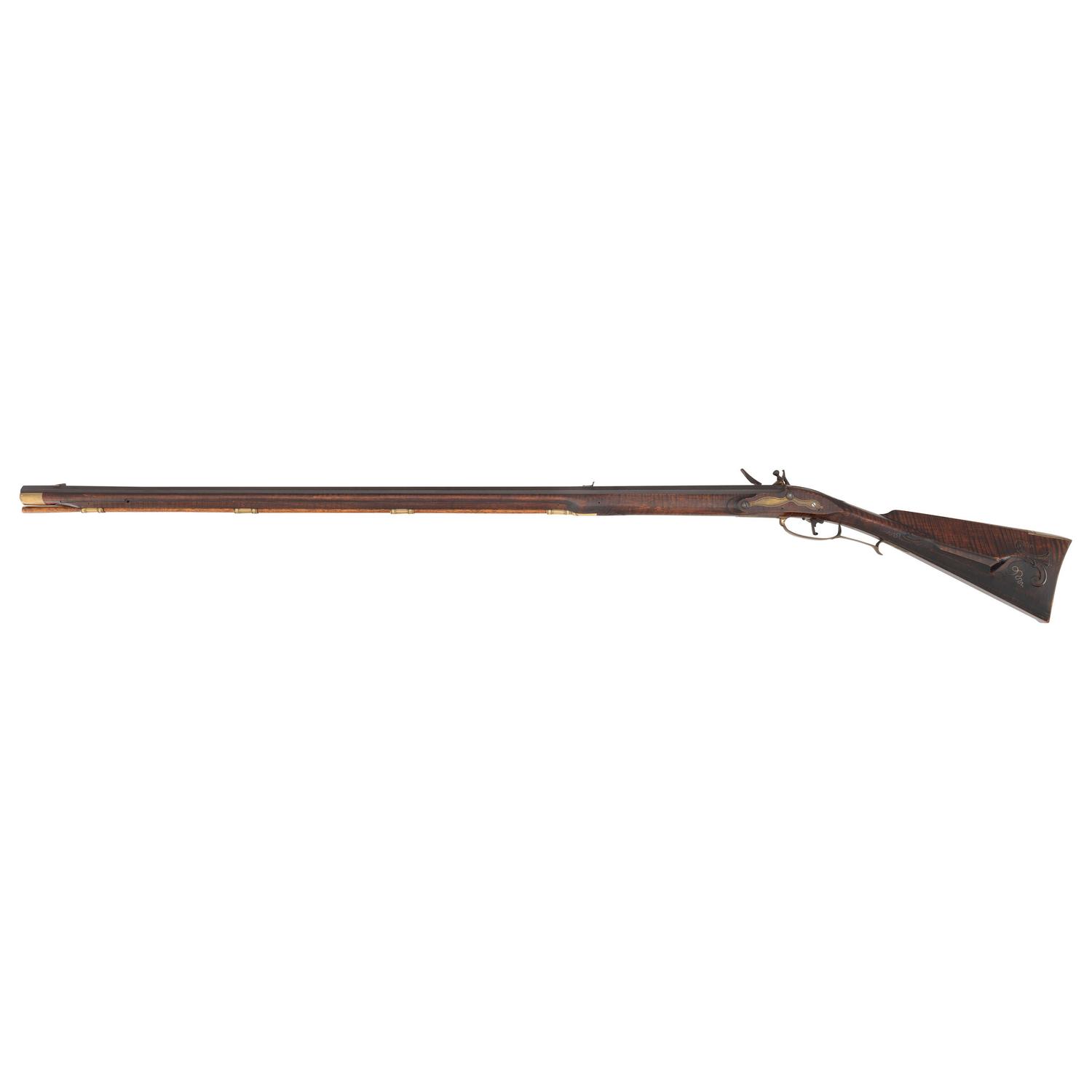 Contemporary Fullstock Flintlock Rifle by John Bivens