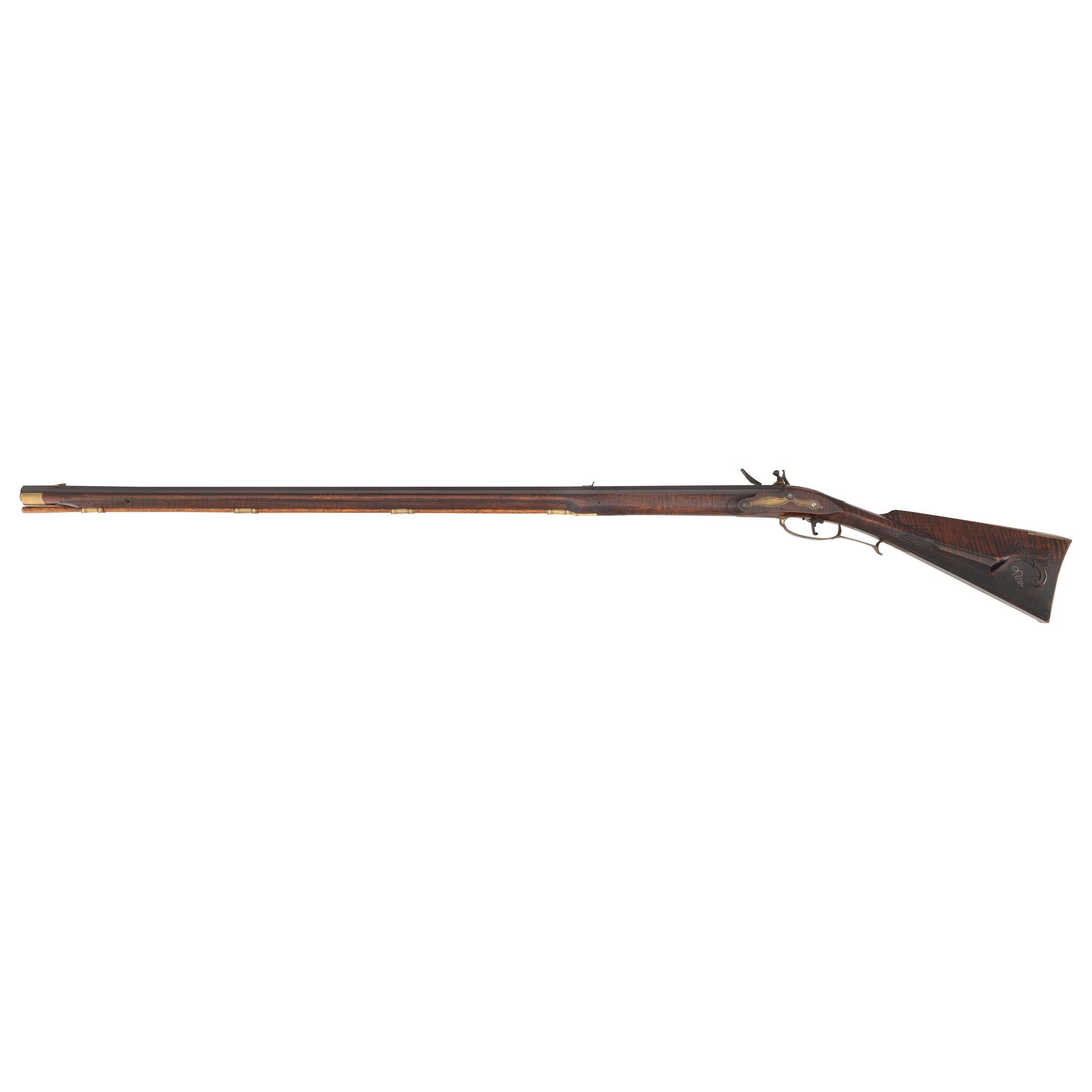 Contemporary Fullstock Flintlock Rifle by John Bivens