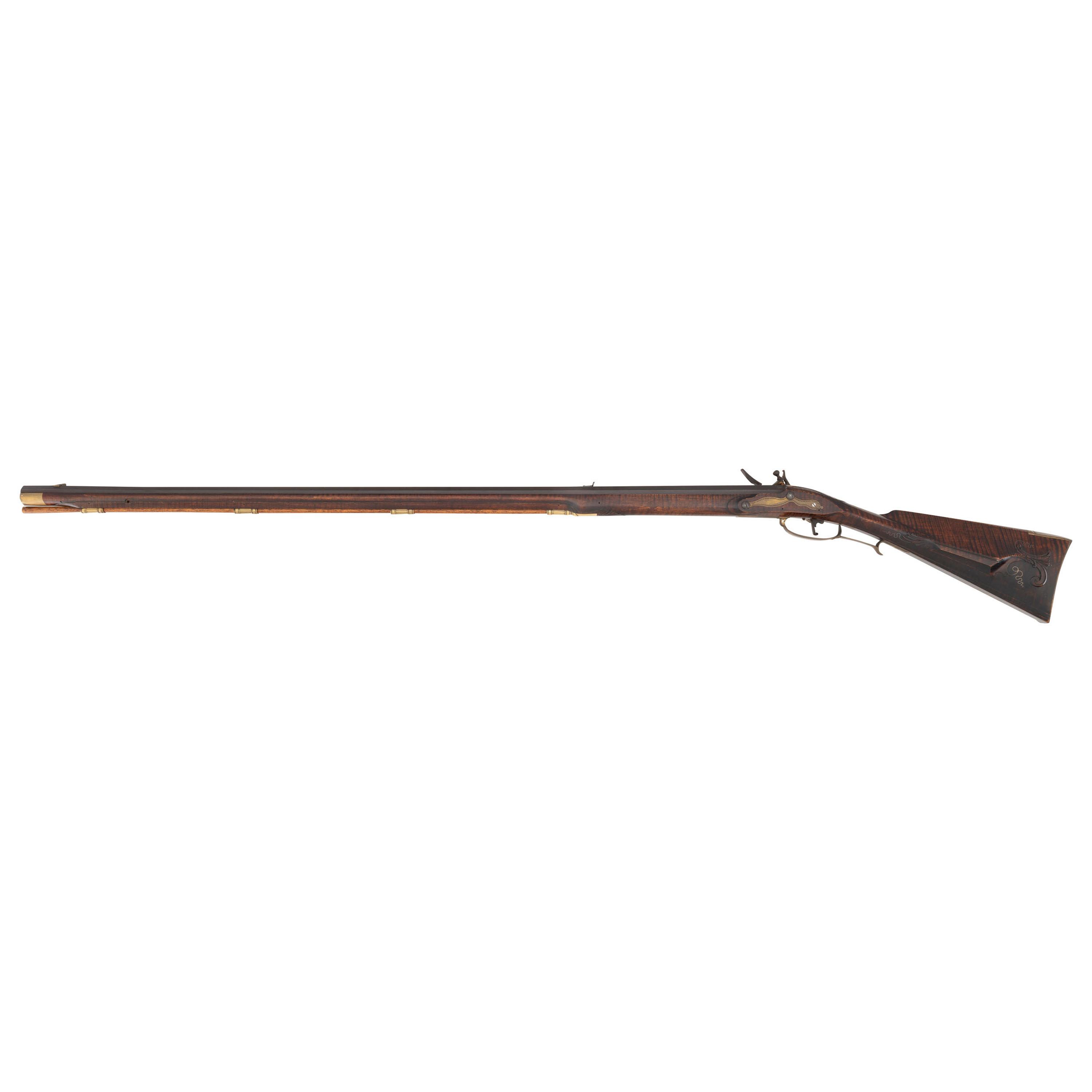 Contemporary Fullstock Flintlock Rifle by John Bivens