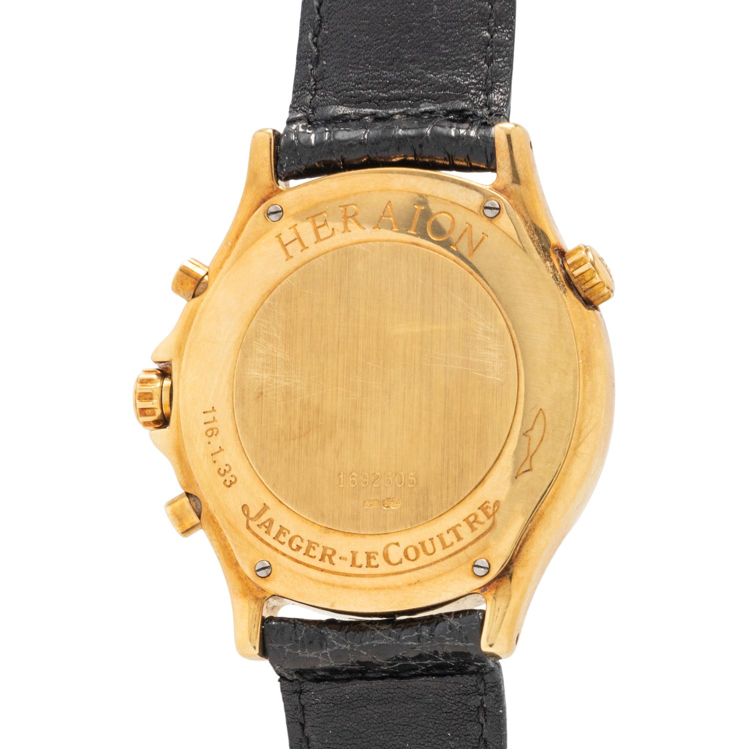 JAEGER-LECOULTRE, REF. 116.1.33 HERAION REVEIL 18K CHRONOGRAPH WATCH