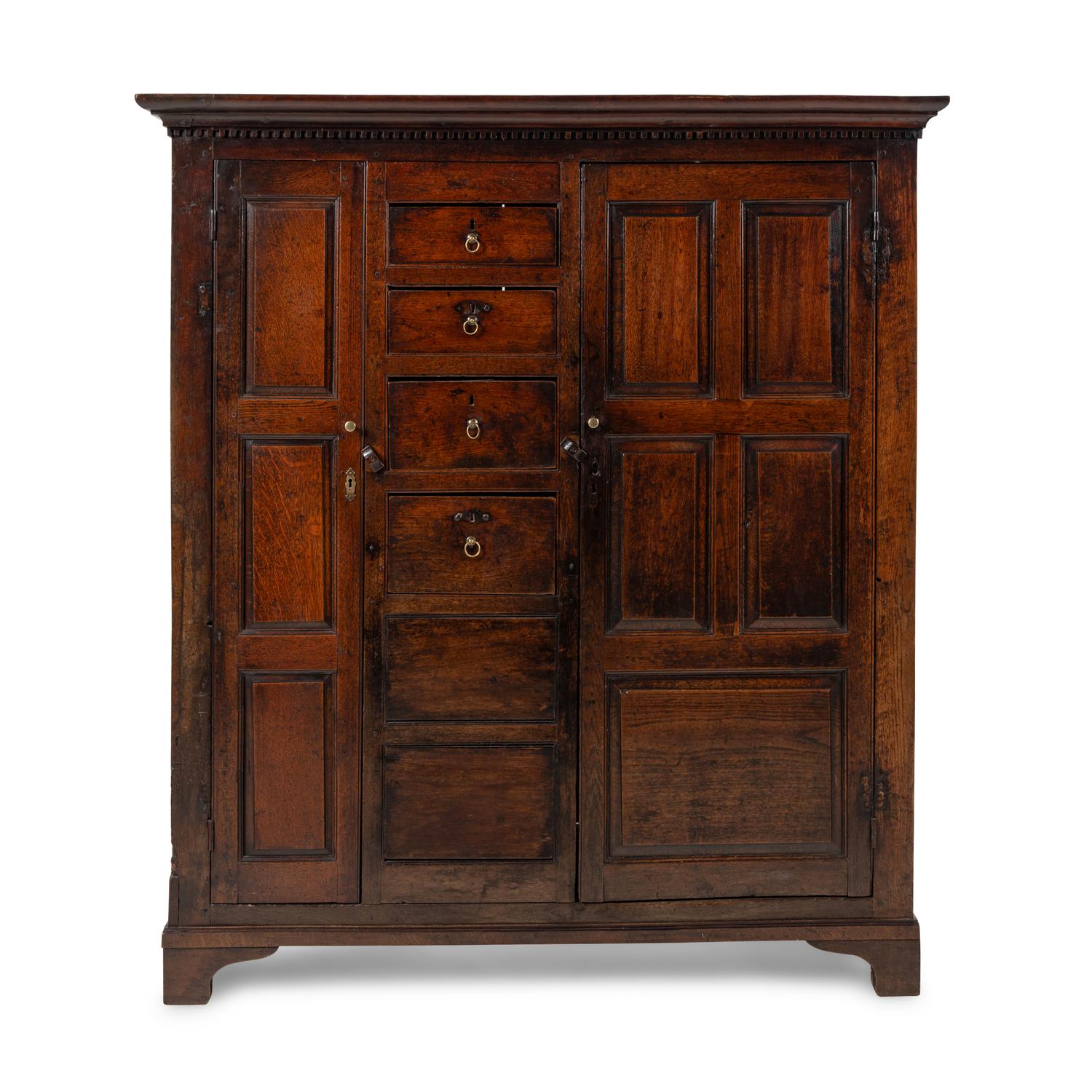 An English Oak Dresser Cabinet