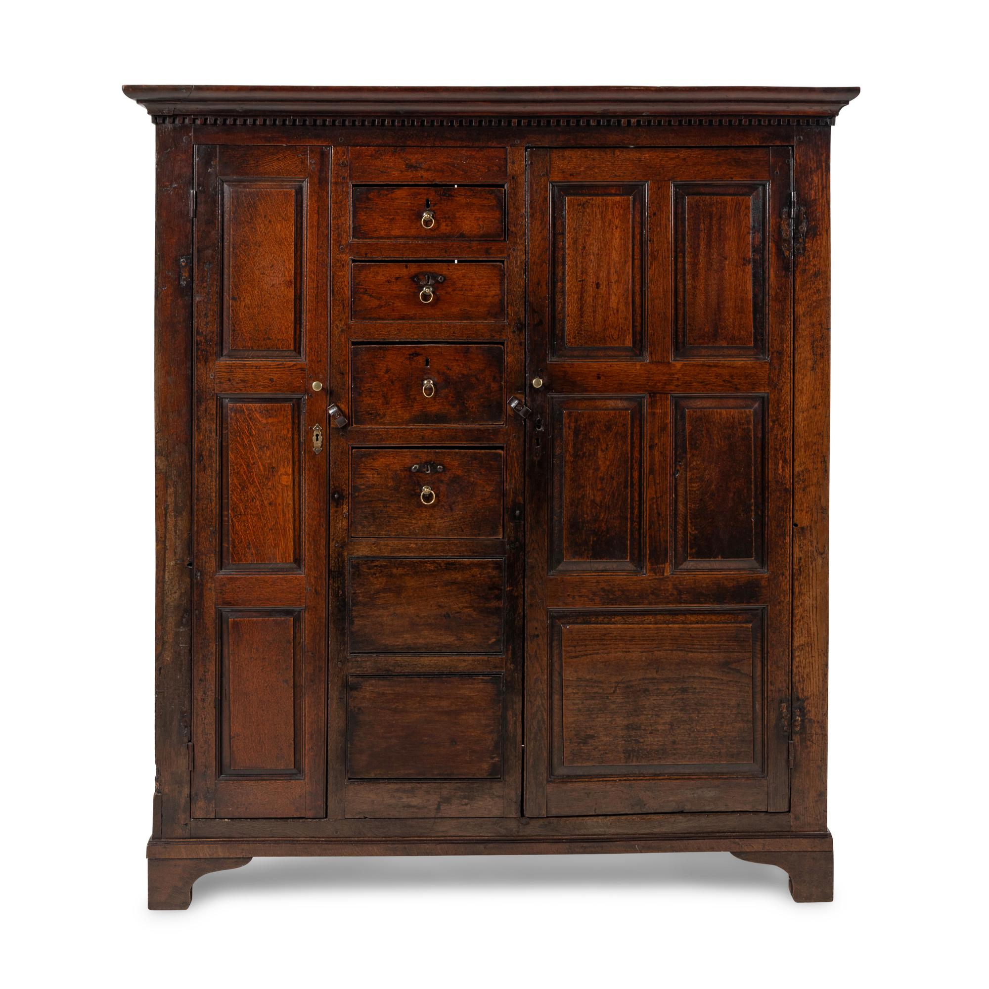 An English Oak Dresser Cabinet