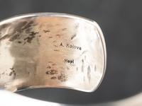 Hopi Silver Overlay Cuff Bracelets
