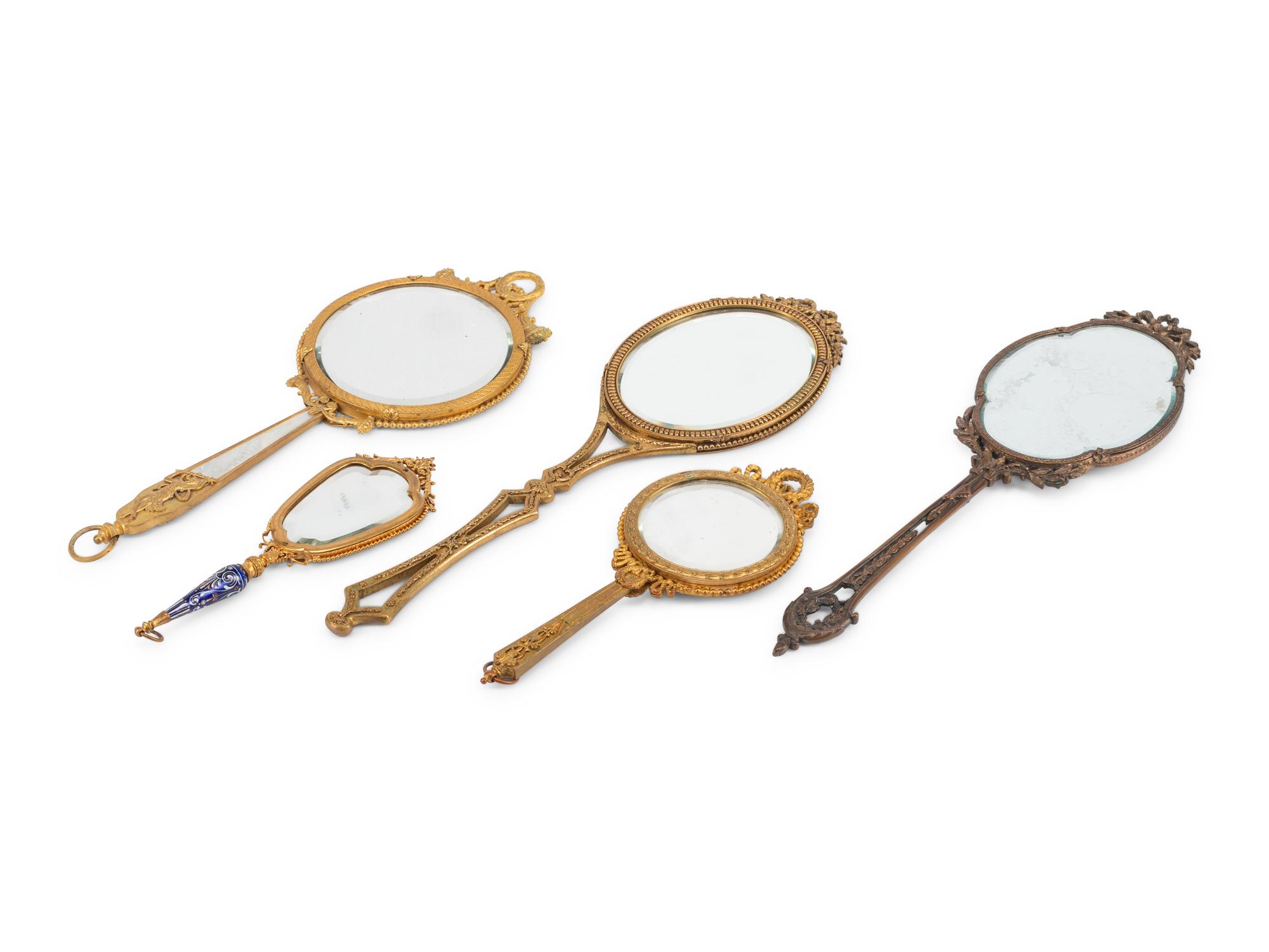 Five French and Continental Dressing Table Mirrors