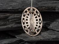 Sterling Silver Maskette Pin, 1988