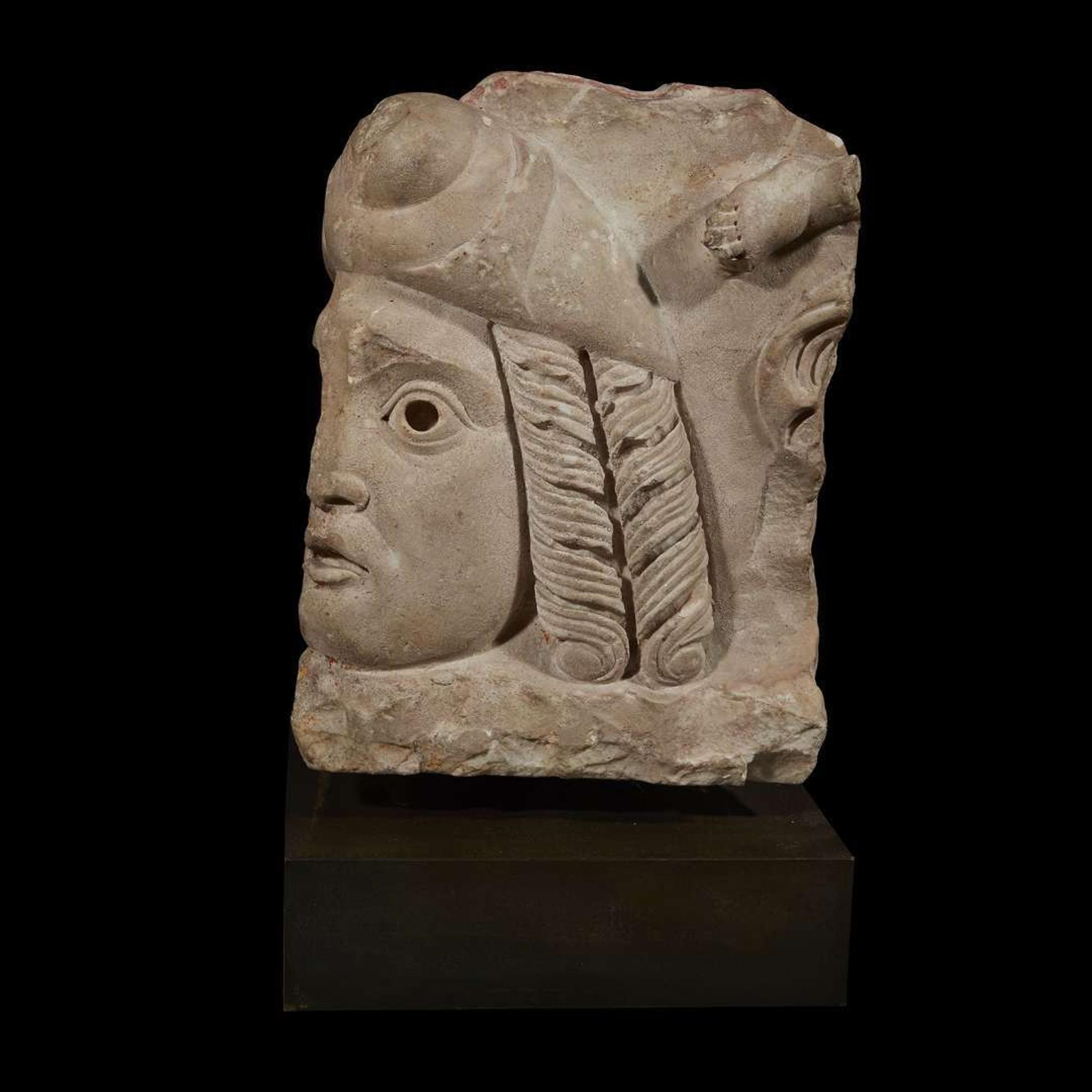 ROMAN SARCOPHAGUS CORNER 2nd-3rd Century AD