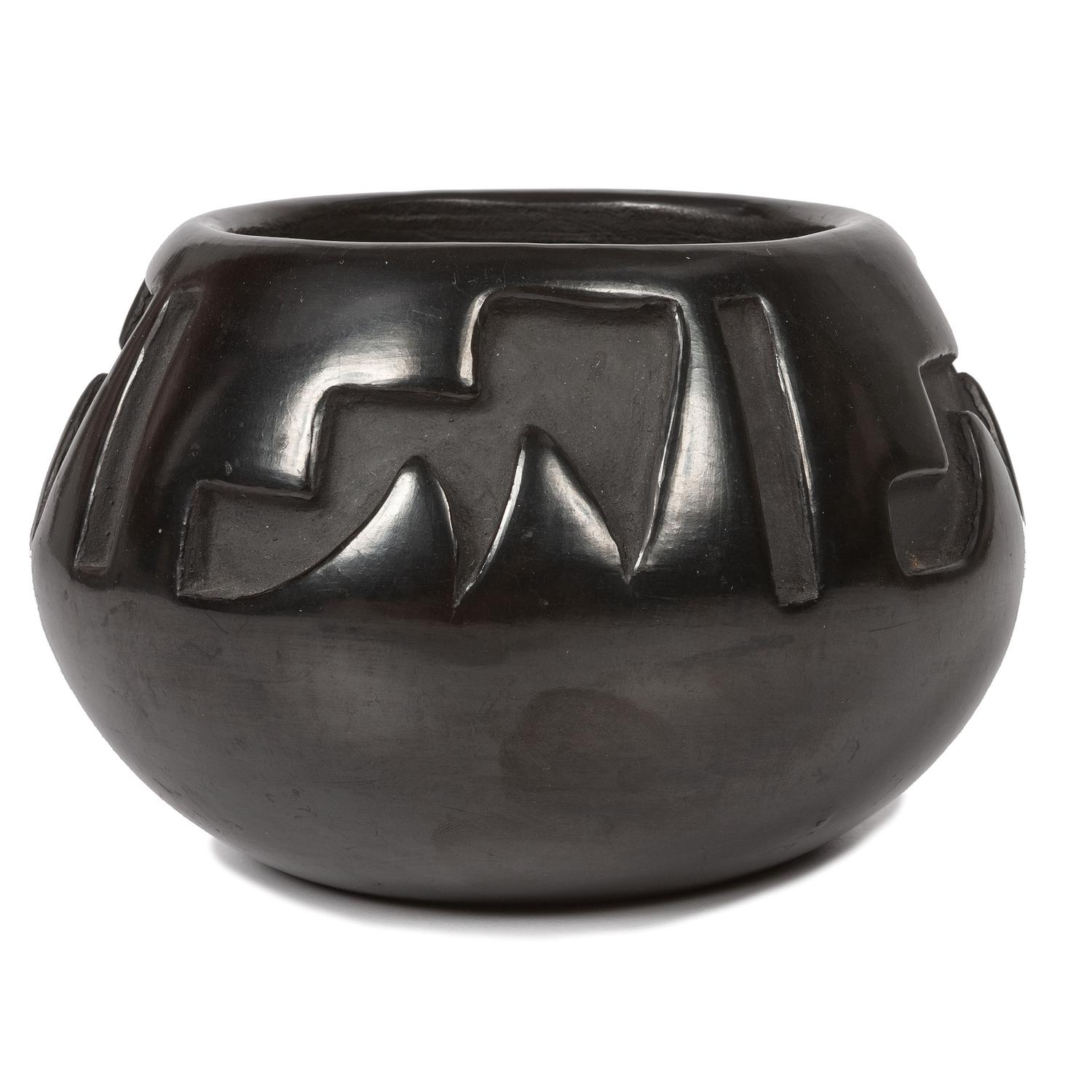 Blackware Pottery Jar