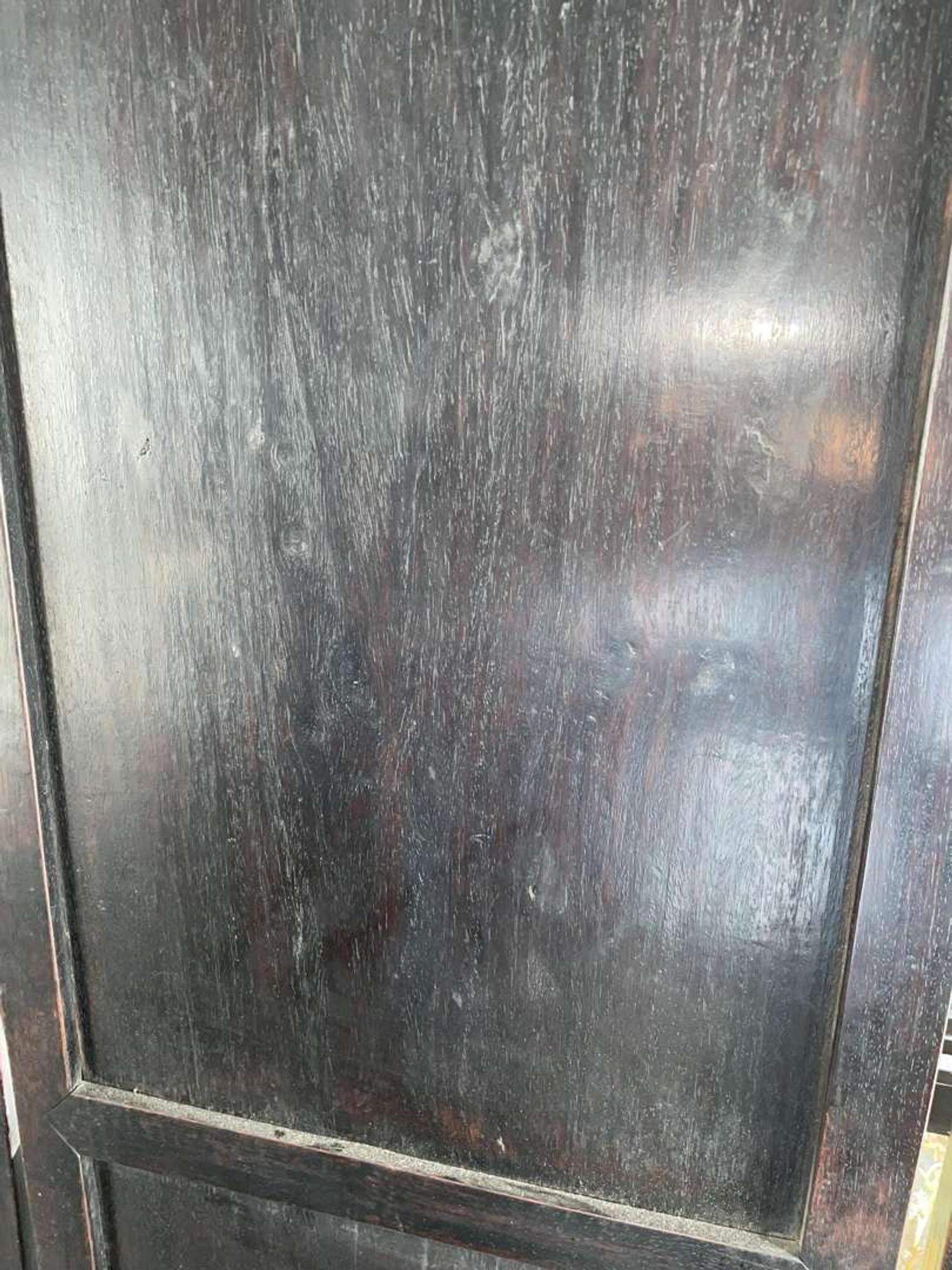 A Chinese carved hardwood six-panel “Dragons” screen 硬木浮雕龙纹六开屏风