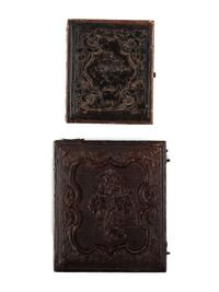 [EARLY PHOTOGRAPHY]. A pair of daguerreotypes featuring men with panache, comprising: