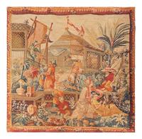 A Pair of French Tapestry Panels