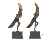 Pair of Dancing Icarus Sculptures