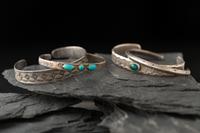 Navajo Small Ingot Cuff Bracelets