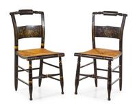 A Pair of American Hitchcock Chairs