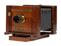 [EARLY PHOTOGRAPHY]. 2 cameras made by E. & H.T. Anthony, including the Victor and Champion. Ca late 1880s.