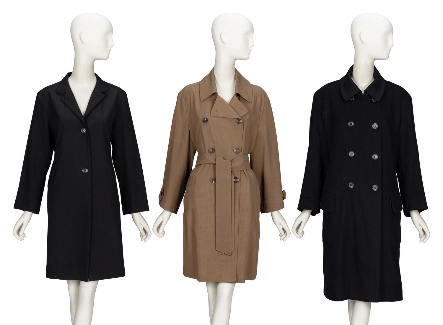 JIL SANDER, THREE COATS