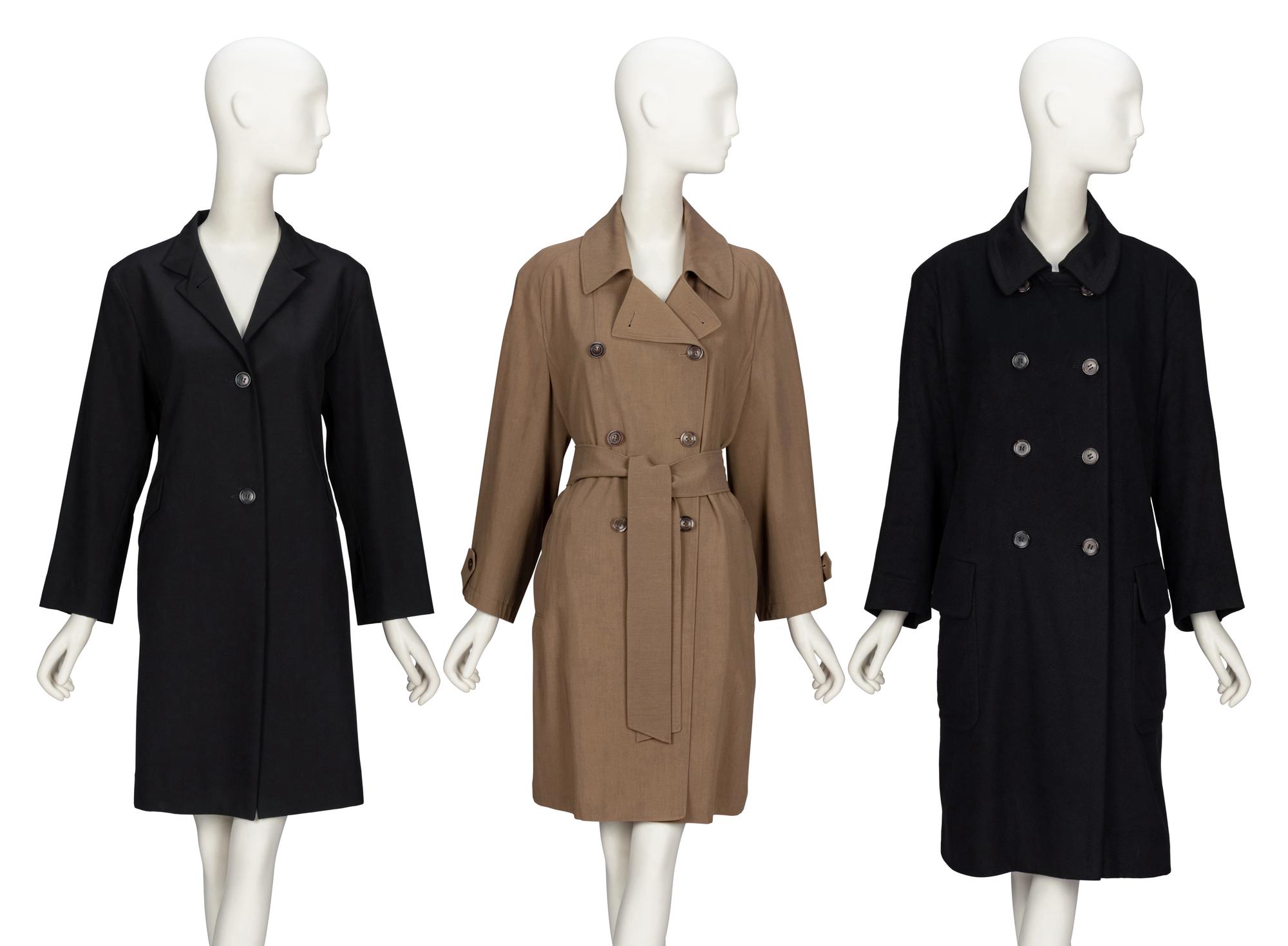 JIL SANDER, THREE COATS