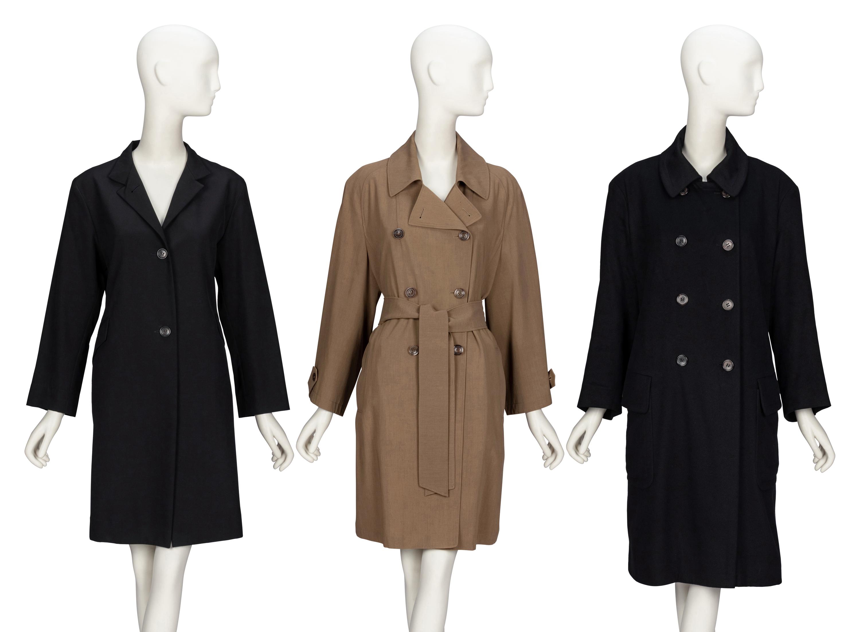 JIL SANDER, THREE COATS