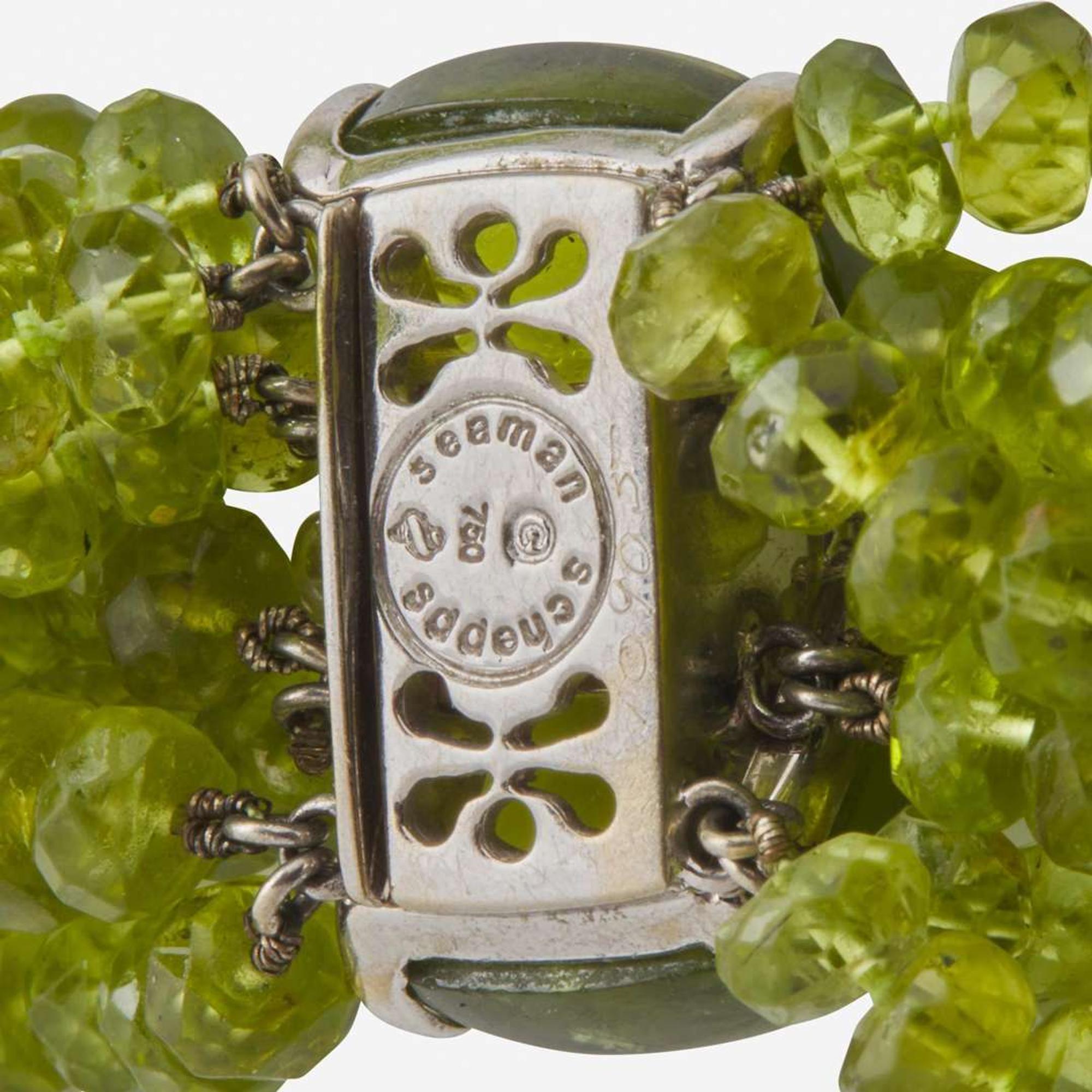 A Seaman Schepps Peridot Torsade Necklace