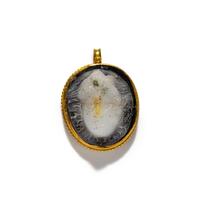 A Roman Amethyst Cameo with the Head of Medusa — Set in a gold pendant