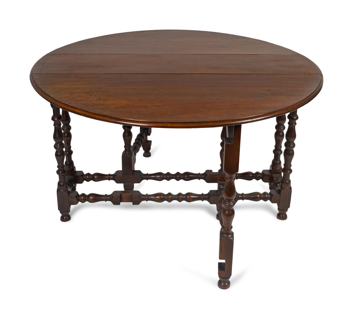 An English Mahogany Gate-Leg Table
