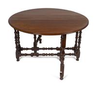 An English Mahogany Gate-Leg Table