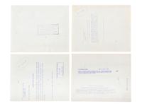 [PRESIDENTS] Photographs and ephemera related to Presidents Kennedy, FDR, Truman, and Reagan.