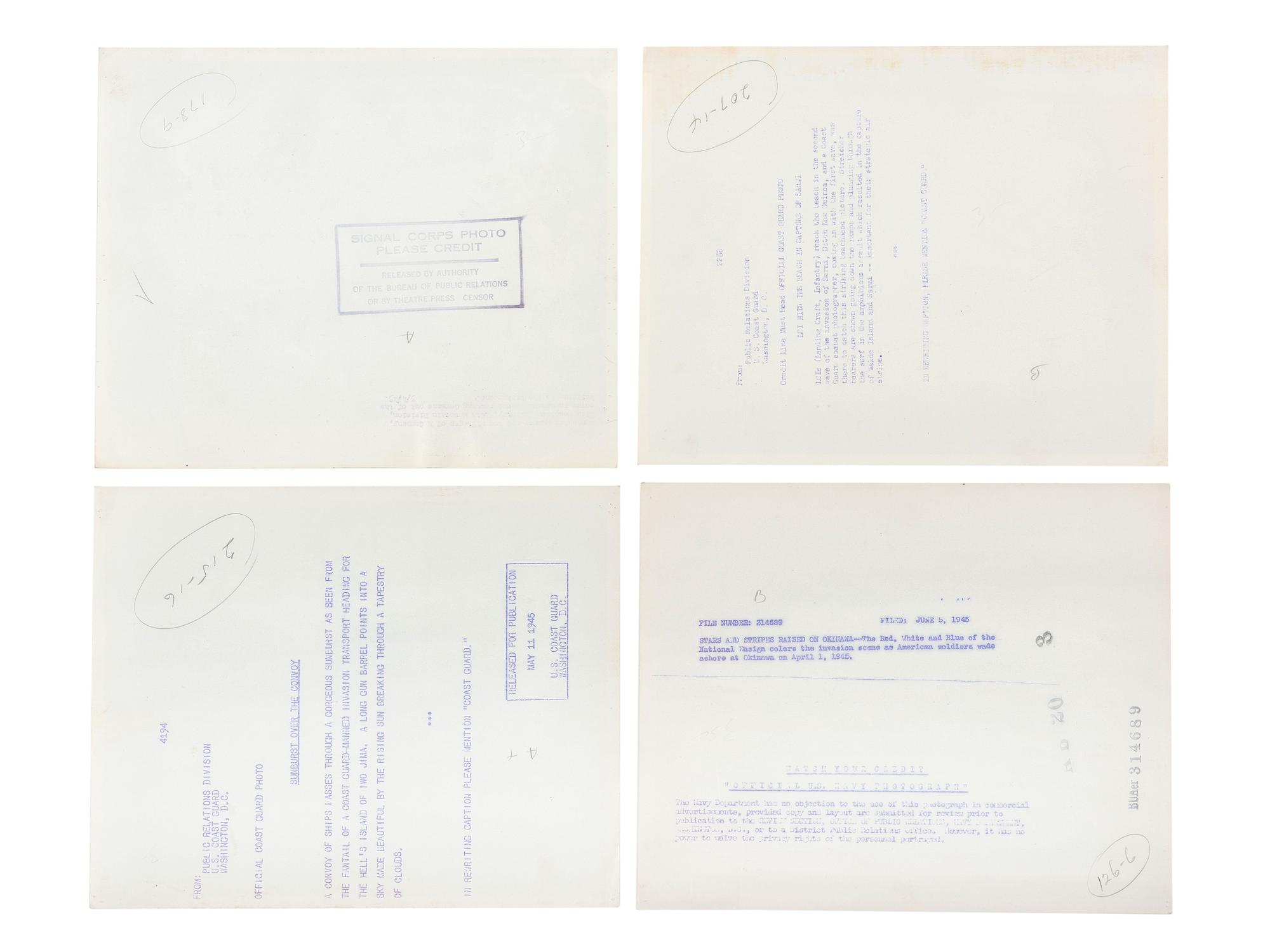 [PRESIDENTS] Photographs and ephemera related to Presidents Kennedy, FDR, Truman, and Reagan.