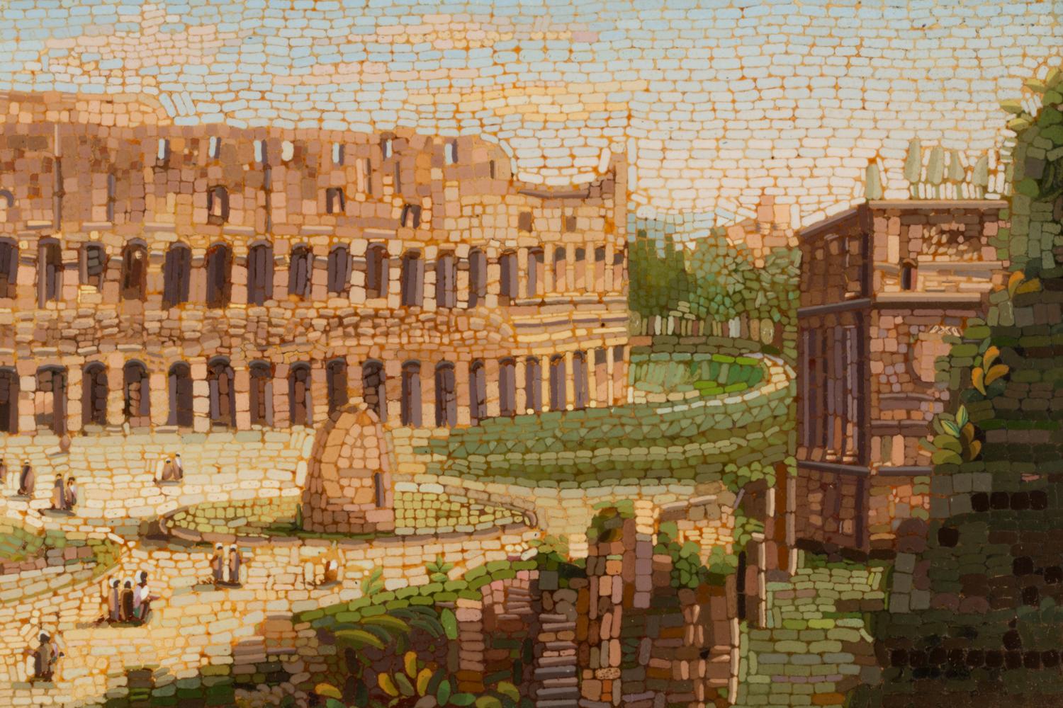 An Italian Micromosaic Plaque
