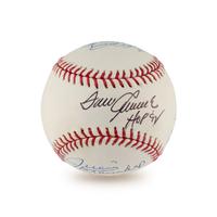 A Hall of Fame Pitchers Multi Signed Autograph Baseball (Beckett Authentication Services)