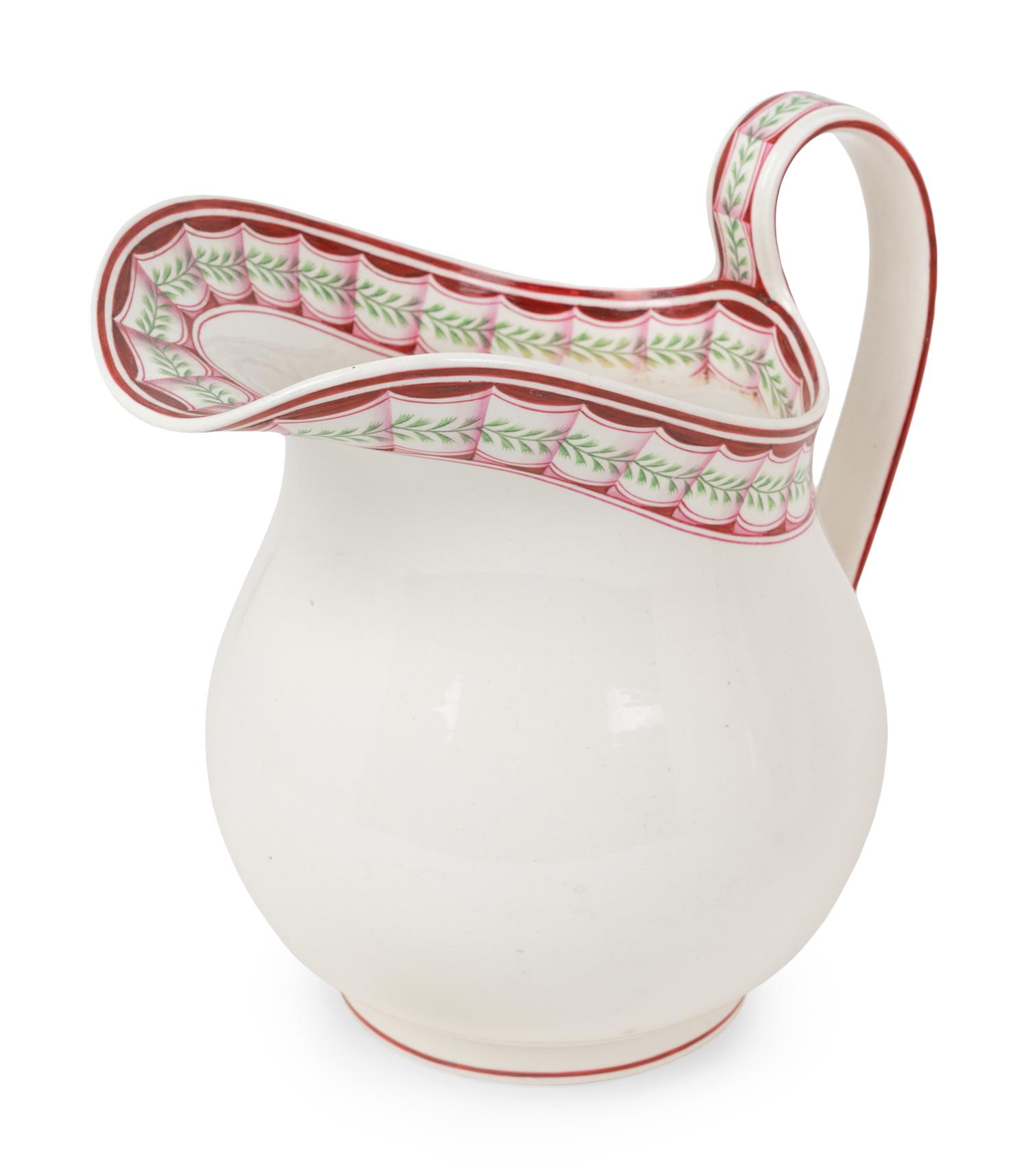 A Pair of Wedgwood Porcelain Pitchers