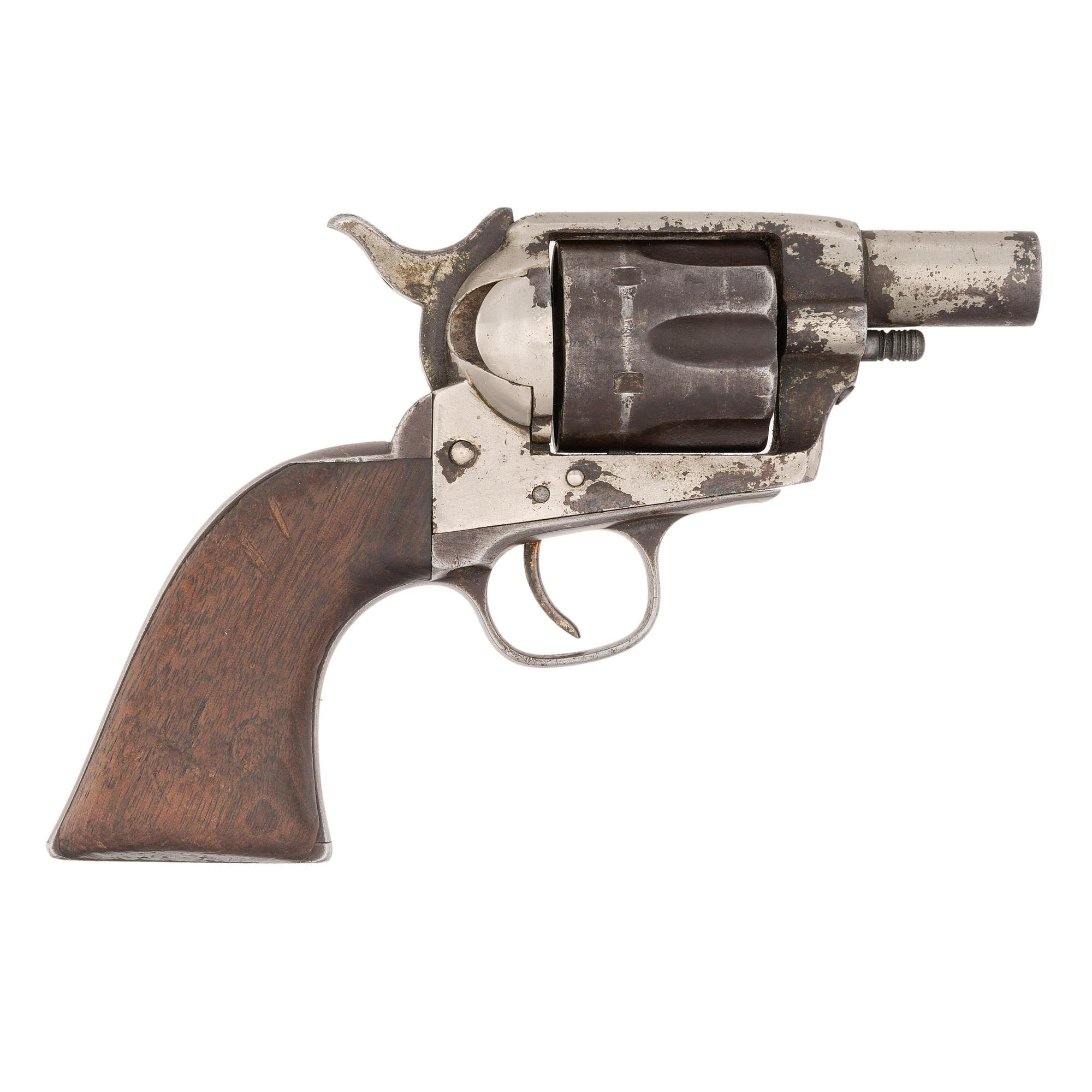 Mixed Numbers U.S. Marked "DFC" Inspected Colt Model 1873 Revolver Altered to Belly Gun