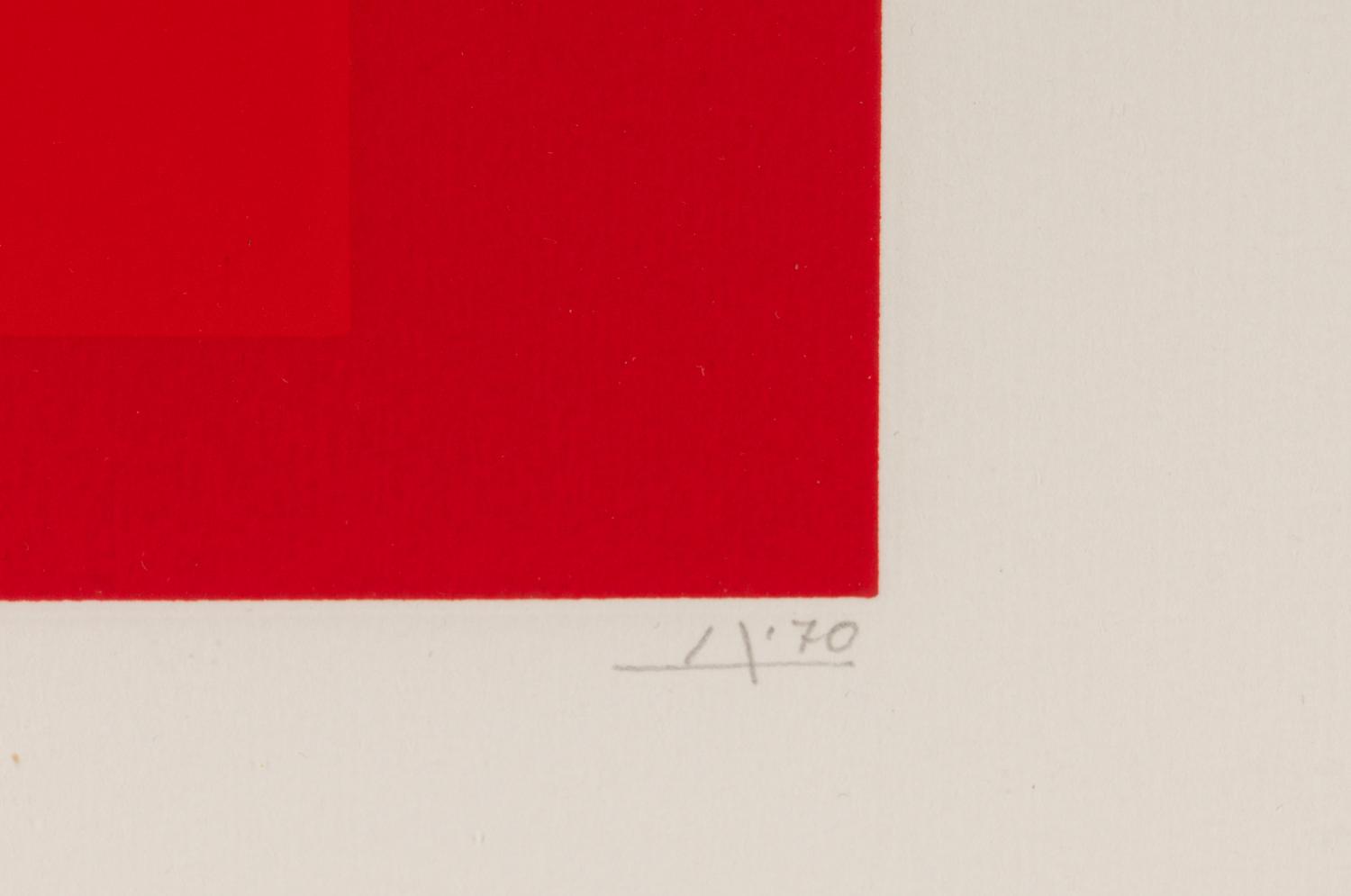 Homage to the Square: Edition Keller Ia-Ik (complete portfolio of ten screenprints, with text and portfolio case ), 1970