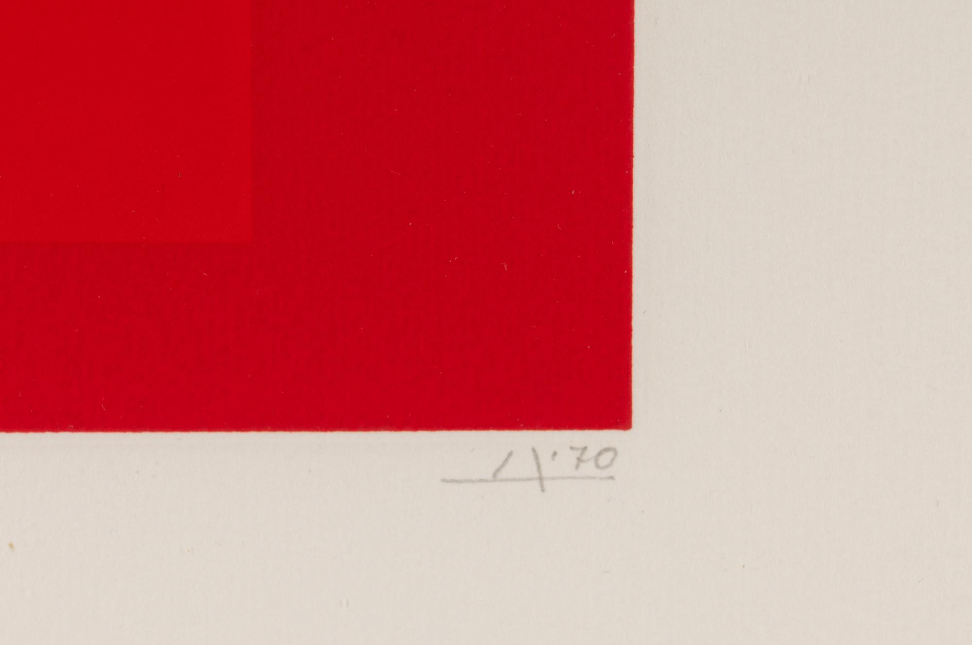Homage to the Square: Edition Keller Ia-Ik (complete portfolio of ten screenprints, with text and portfolio case ), 1970