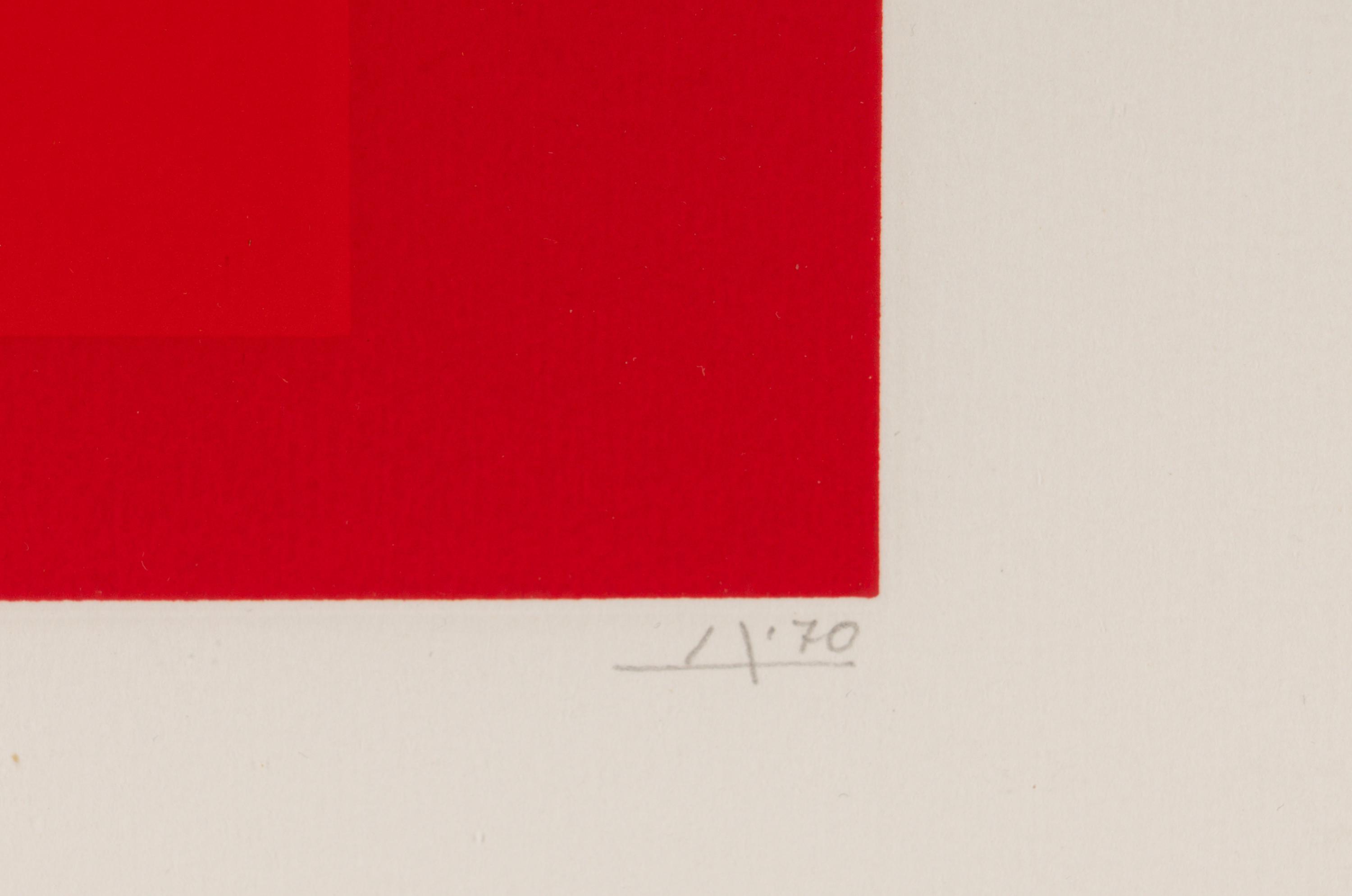 Homage to the Square: Edition Keller Ia-Ik (complete portfolio of ten screenprints, with text and portfolio case ), 1970
