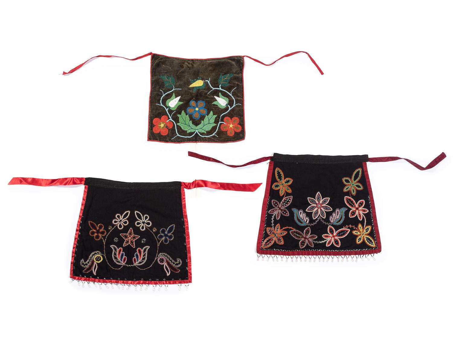 Western Great Lakes Beaded Dance Aprons