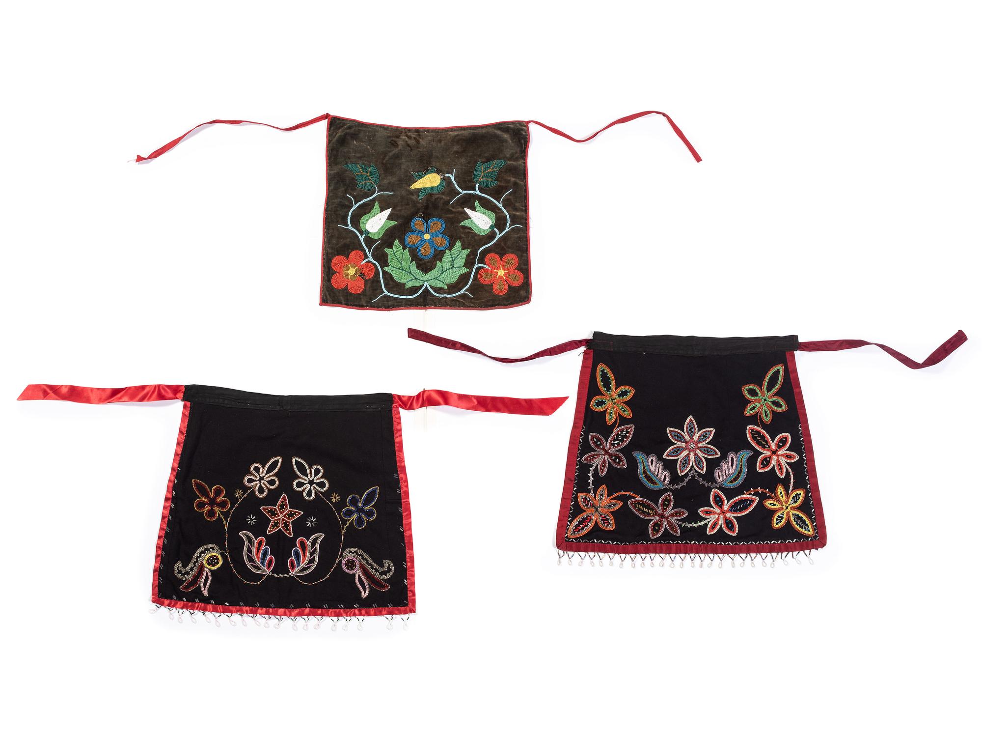 Western Great Lakes Beaded Dance Aprons